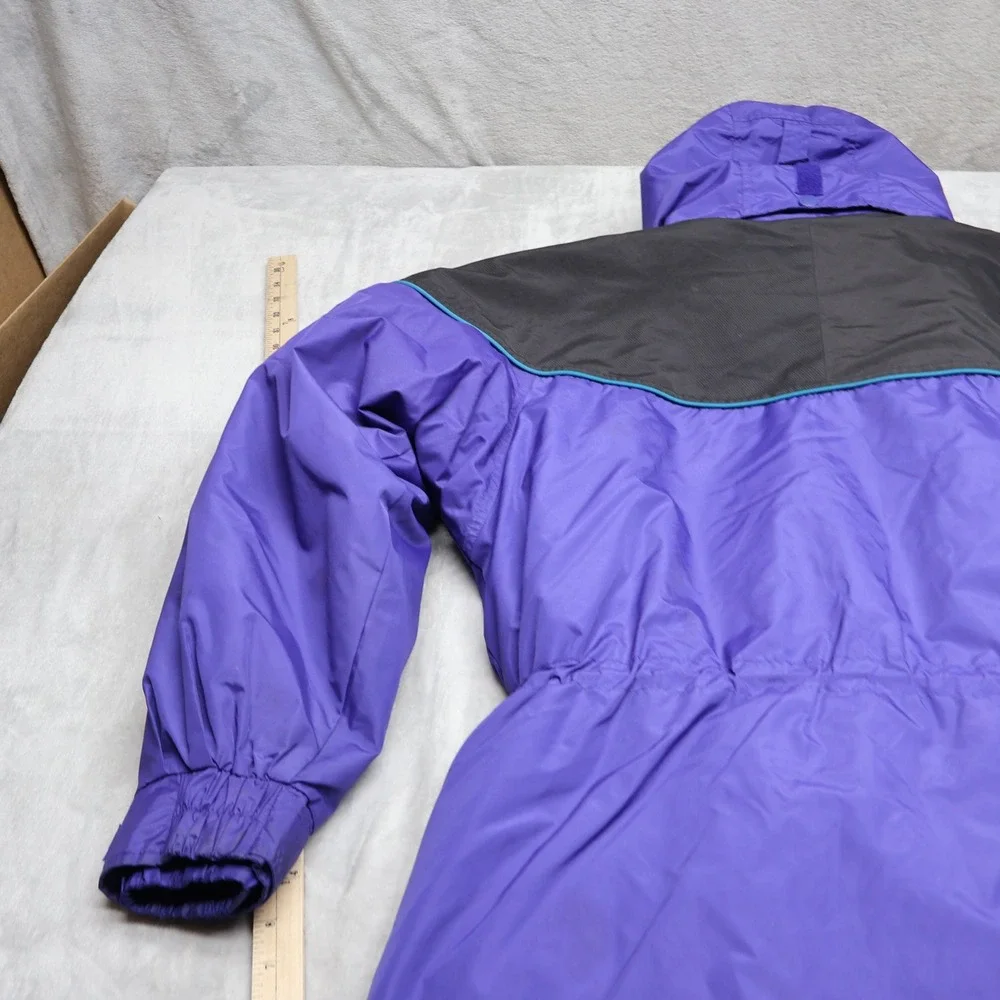 Columbia Jacket Womens Large Purple Insulated Ski Snow Removable Liner 3in1 VTG